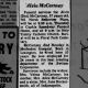 Obituary - McCartney, Alvin Harry