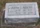 Headstone - Mayer, John L.
