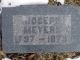 Headstone - Myers, Joseph E.